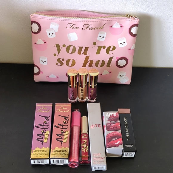 Too Faced Other - High end and indie lip bundle (11 pcs)